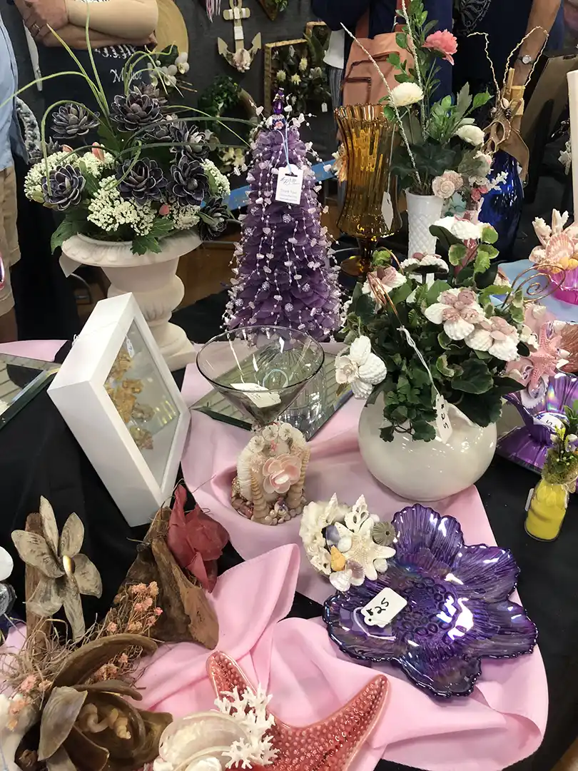 Shell Club artisans items for sale shell show 2023 copy